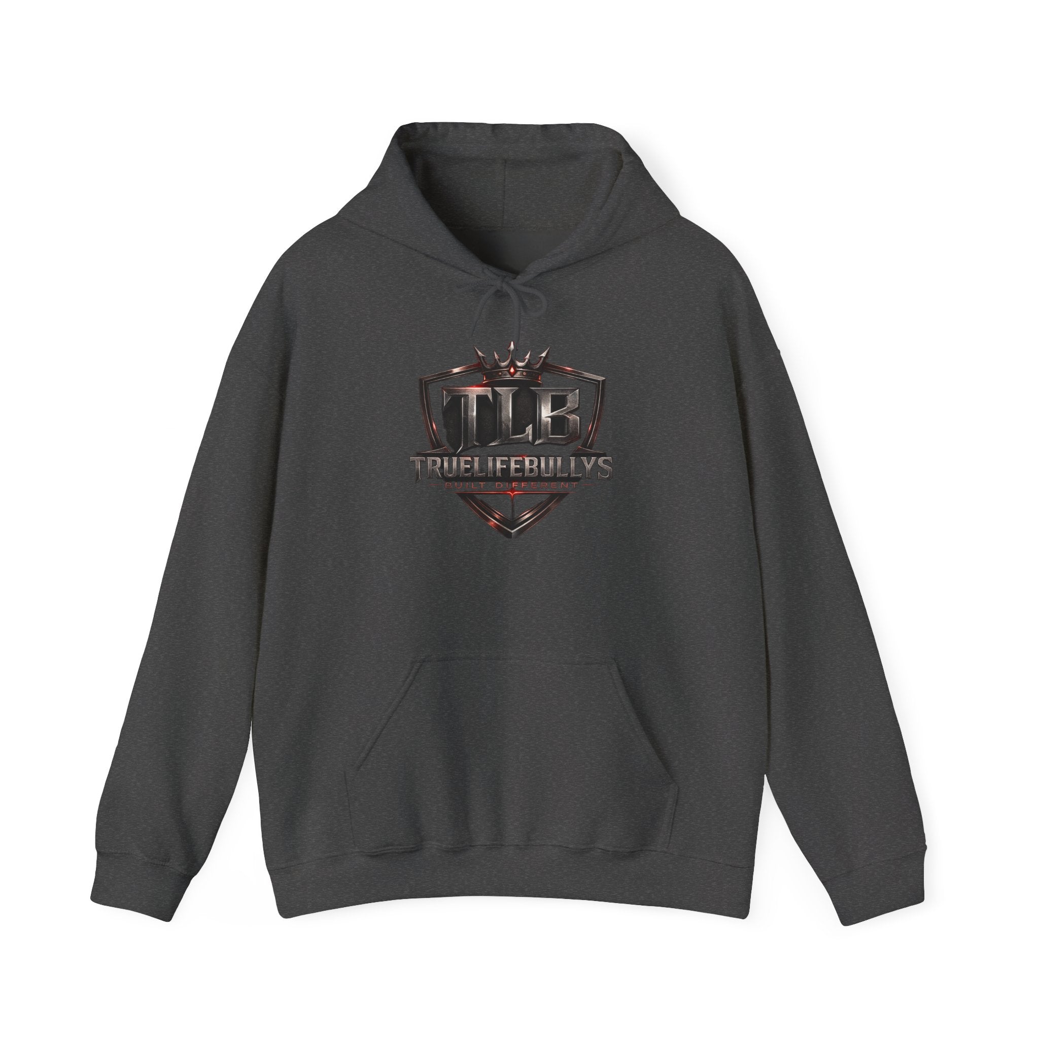 True Life Bullys TLB Logo Hoodie - Streetwear Crown Emblem Pullover