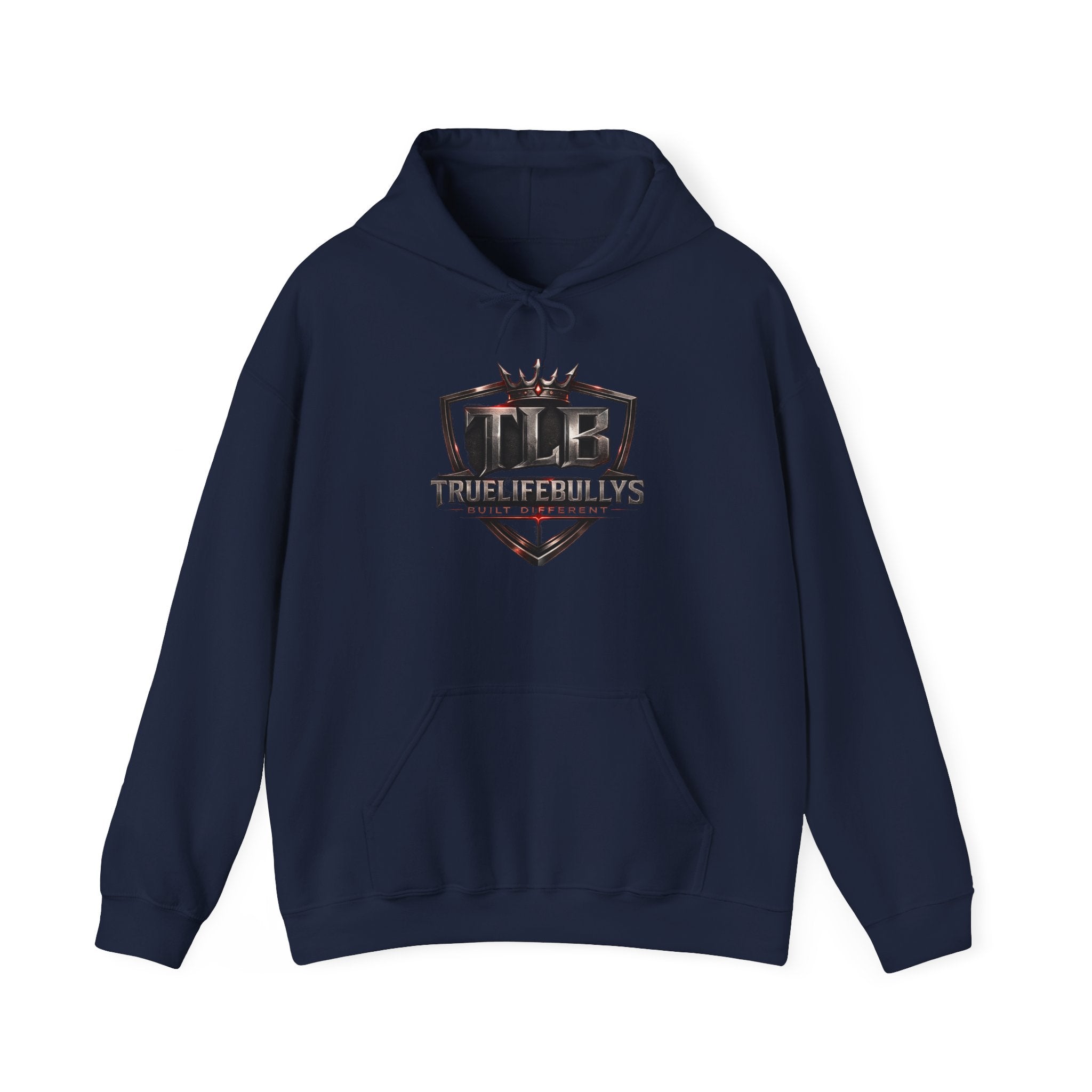 True Life Bullys TLB Logo Hoodie - Streetwear Crown Emblem Pullover
