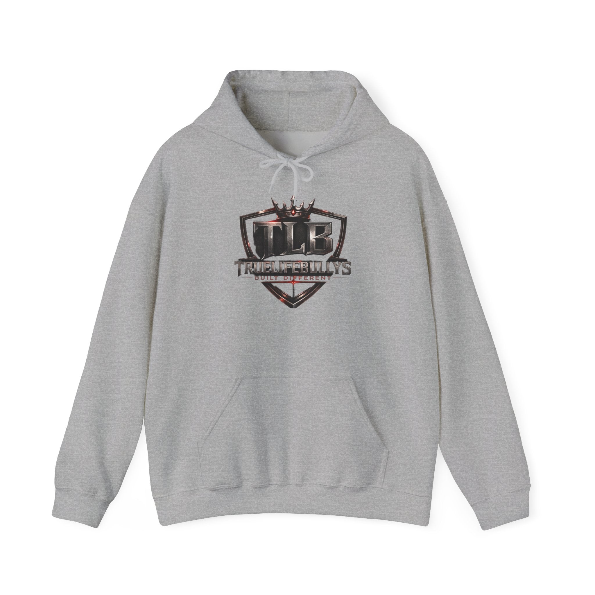 True Life Bullys TLB Logo Hoodie - Streetwear Crown Emblem Pullover
