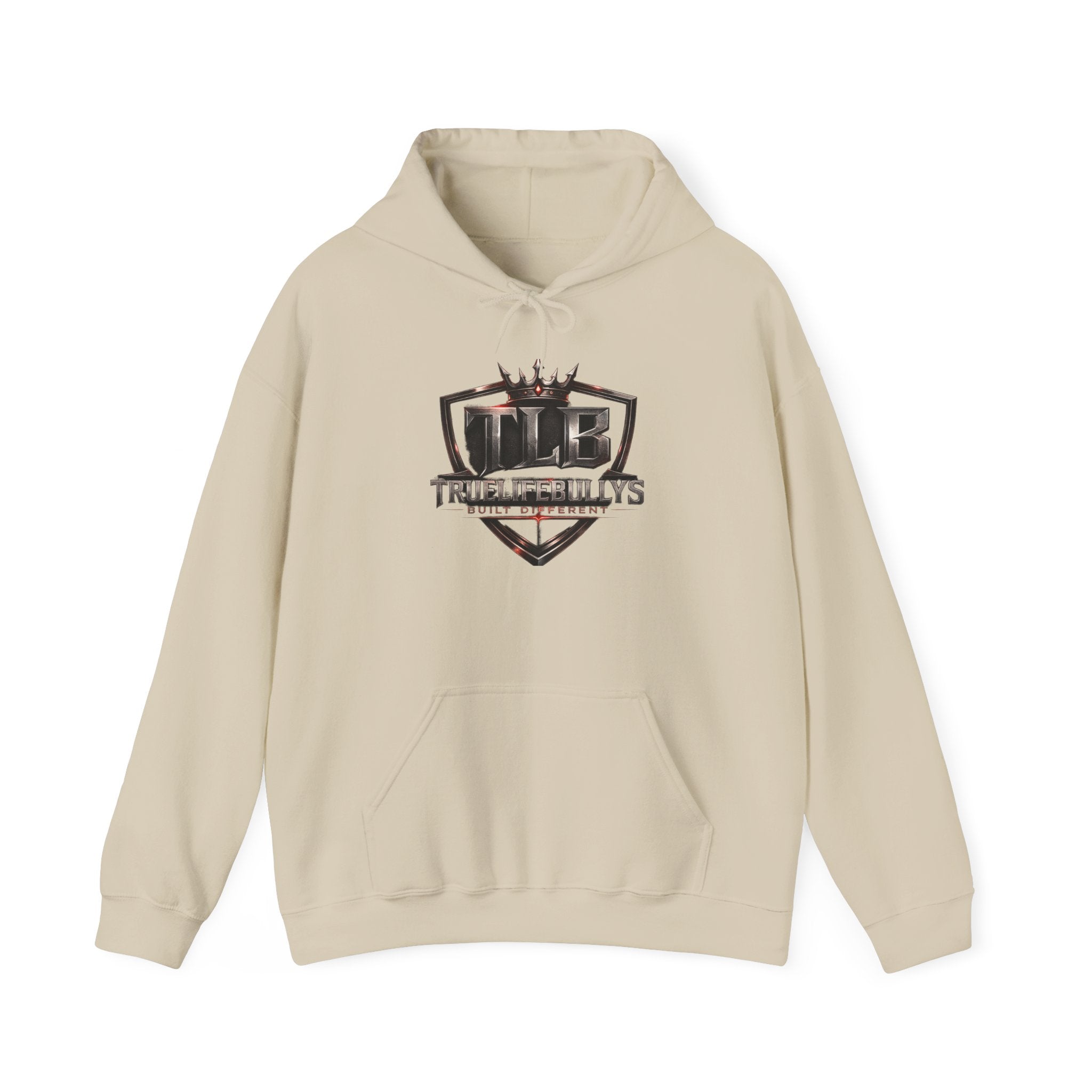 True Life Bullys TLB Logo Hoodie - Streetwear Crown Emblem Pullover