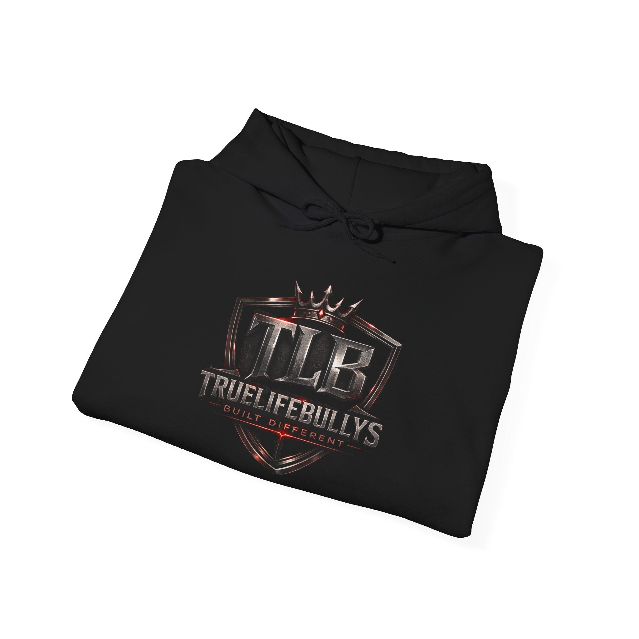 True Life Bullys TLB Logo Hoodie - Streetwear Crown Emblem Pullover
