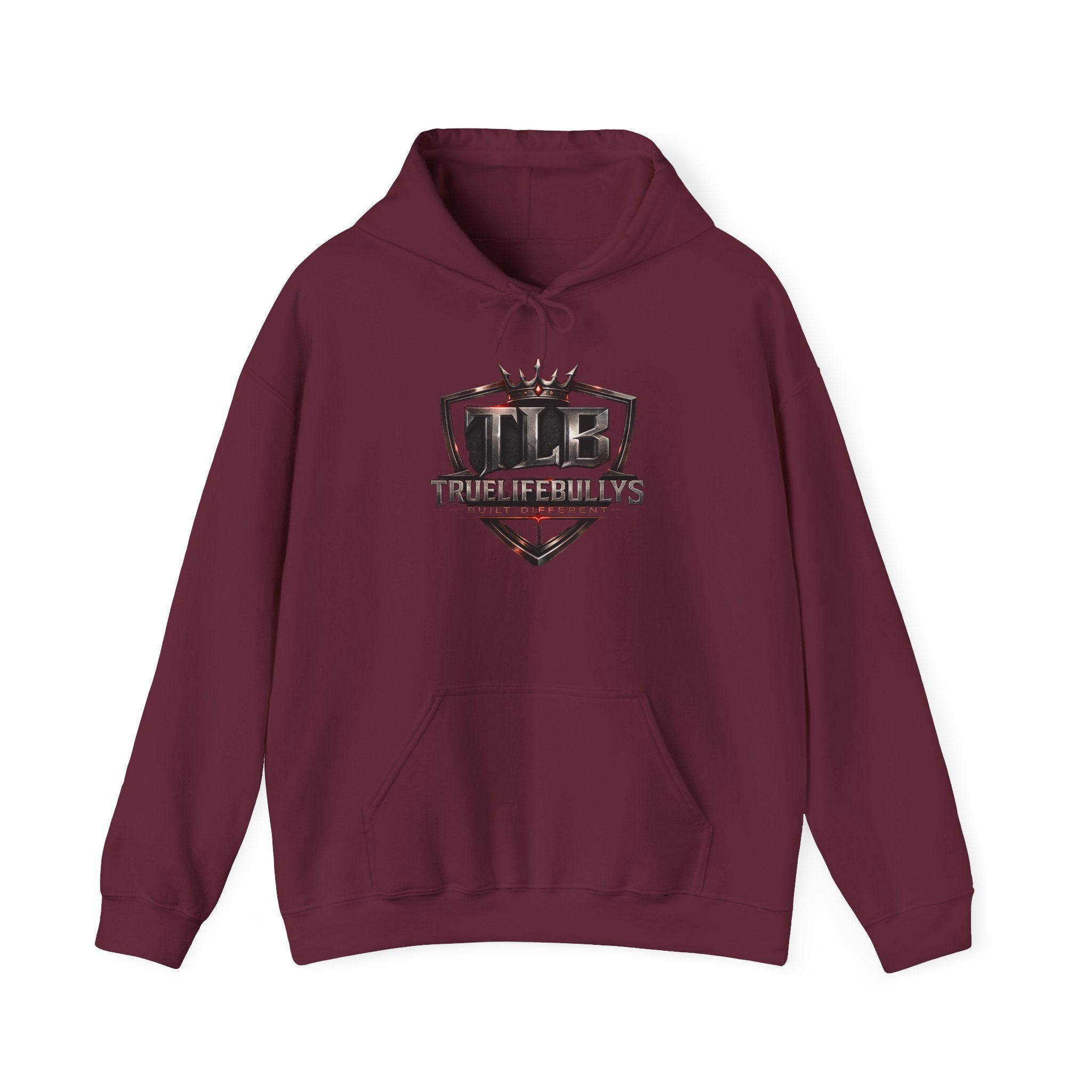 True Life Bullys TLB Logo Hoodie - Streetwear Crown Emblem Pullover