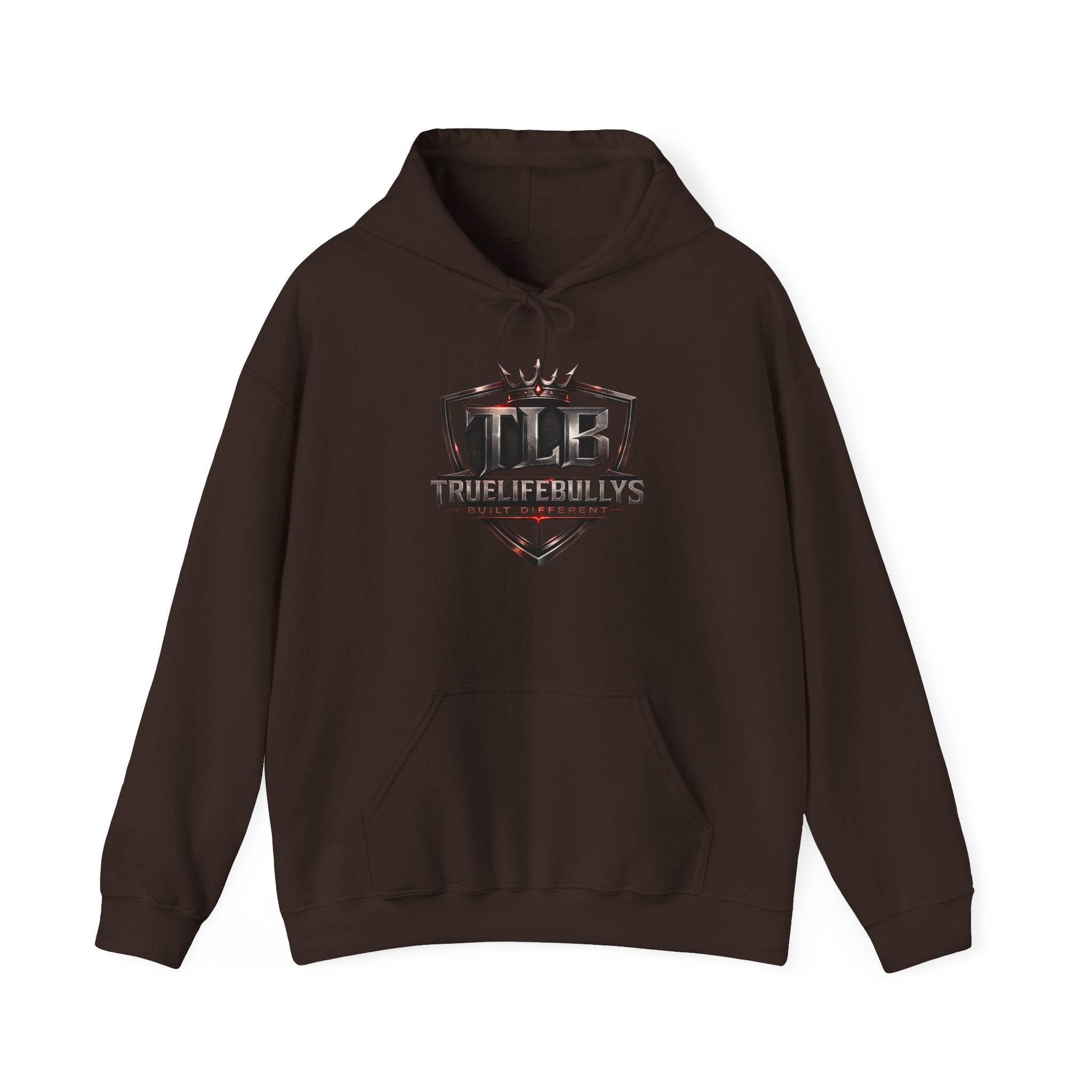True Life Bullys TLB Logo Hoodie - Streetwear Crown Emblem Pullover
